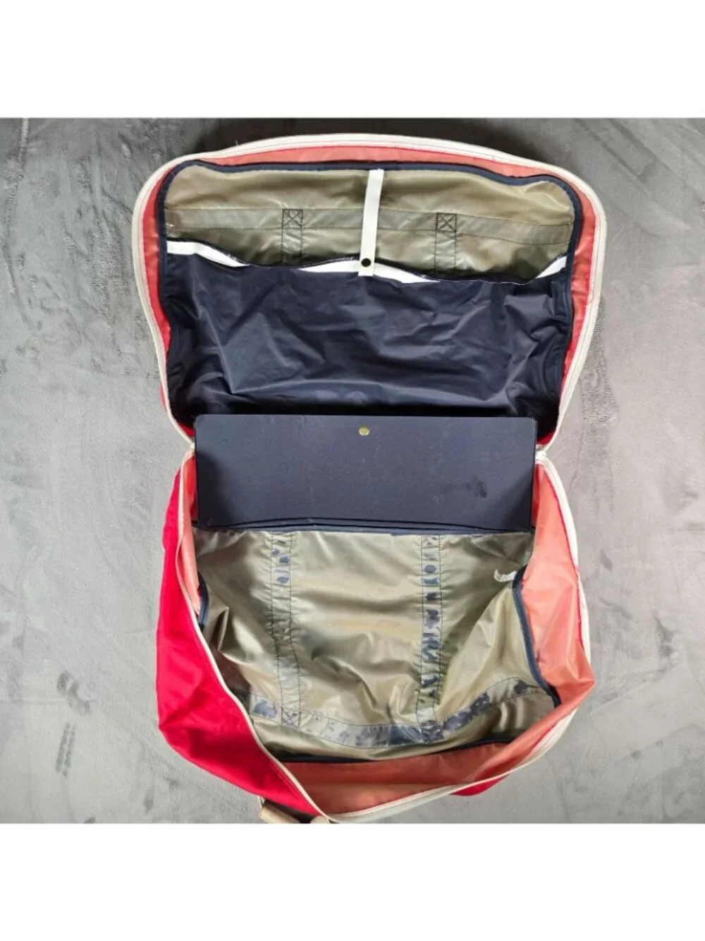 Distressed Vintage 1980s Levi's USA Olympics 1984 Duffel Travel Bag (M/L)